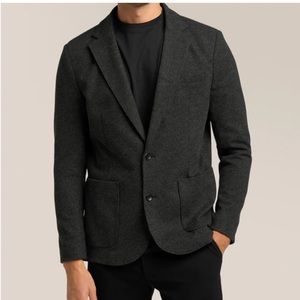 Good Man Brand 100% Cotton Herringbone Unlined Unstructured Blazer Size Medium